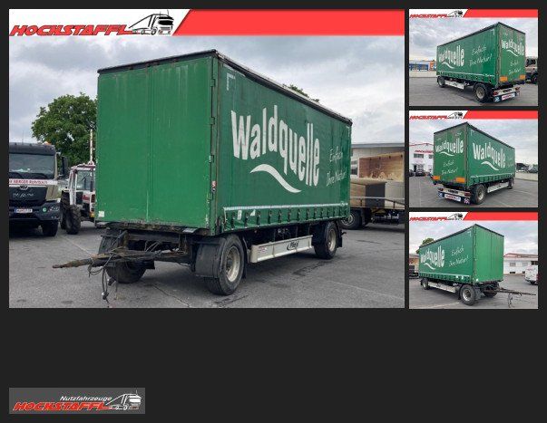 Fliegl 2-Achs Drehschemel Anhänger ZPS180