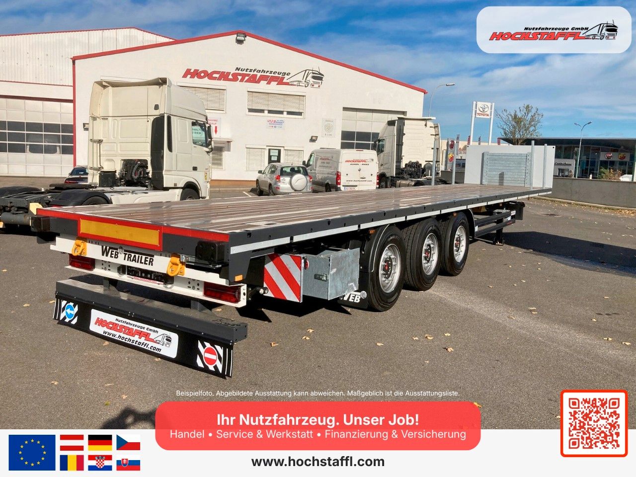 Fahrzeugabbildung Web-Trailer PRSH27 Plateauauflieger