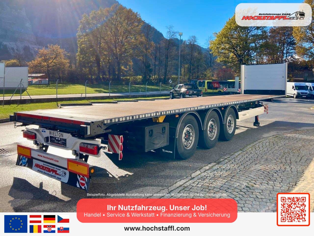 Fahrzeugabbildung Wielton Plattformauflieger